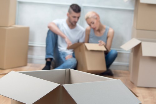 Southhornchurch moving service handling boxes and household items