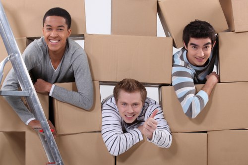 Business stock stored safely using mobile self storage in Southhornchurch