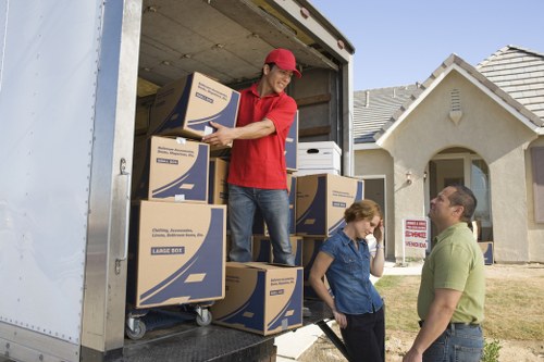 Cubic-yard quote example for organized storage items and business stock
