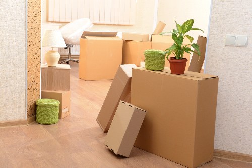 Efficient packing team preparing belongings for a smooth Southhornchurch move